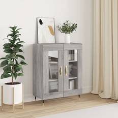 Ek Sideboards vidaXL Grå Skänk 69,5 x 34 x 90 cm Sideboard 69.5x90cm