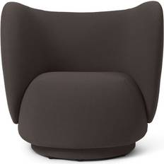 Ferm rico ferm LIVING Rico Grain Chocolate Lounge Chair