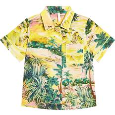 Gula Skjortor Barnkläder Zimmermann Zimmermann Kids Alight cotton shirt yellow
