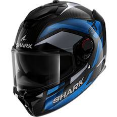 Shark Integralhjelm Spartan GT Pro Ritmo, Carbon/Blå Krom