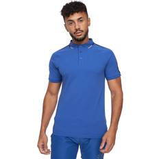 Herr - Tyg Pikétröjor Crosshatch Mens Allred Polo Shirt Black/Blue/White