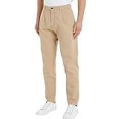 Tommy Hilfiger Green Trousers Tommy Hilfiger Chino Chelsea 1PLT Chinolino GMD MW0MW33914 Pantaloni Beige