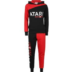 Atari Red Black Color Patchwork Trainingsanzug schwarz/rot XS, S, M, L, XL