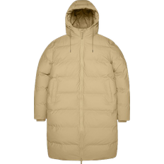 Unisex - XXS Jakker Rains Alta Long Puffer Jacket - Sand