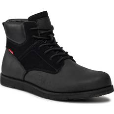 Levi's Jax Plus Ankle Boots in Suede/Leather Black