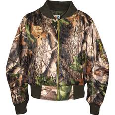 Multicoloured Jackets A2Z Kids 9-10 Years Kids Jacket Girls Boys Jungle Print Bomber Padded Zip Up Biker Jackets MA Coat Multicoloured 9-10yrs