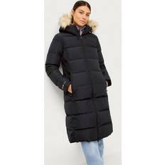 Áhkká Dunkappa Down Coat Midi W Svart