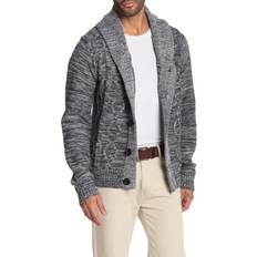 Cardigans XRay Men's Cable Knit Cardigan Charcoal