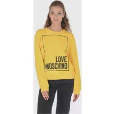 Love Moschino Love Moschino, Dame, Gensere & Hettegensere, Gul, Størrelse: