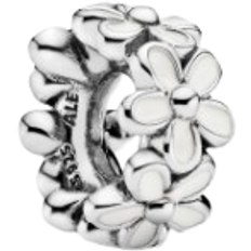 Breloques et Pendentifs Pandora Daisy Intermediate Element Charm - Silver/White