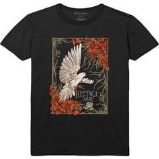 Natural - Unisex Tops ROCK OFF 2XL, Black Fleetwood Mac T Shirt Dove Band Logo new Official Unisex Black