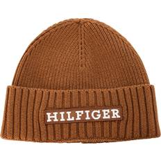 Tommy Hilfiger Femme Bonnets Tommy Hilfiger Bonnet Monotype Beanie AM0AM11737 - Marron