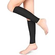 Yosoo Health Gear Calf Compression Sleeves, Medical Footless Compression Socks Shin Splints Leg Brace 20-30mmHg with Graduated Pressure for Swelling Varicose Veins Calf L
