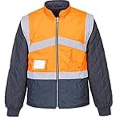 Arbejdstøj & Udstyr Portwest S769 Hi-Vis Farvet Jakke Vendbar Orange/Navy