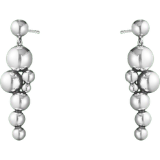 Moonlight Grapes Earrings - Silver
