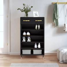 vidaXL Skohylla Svart 60 x 35 x 105 cm Skoställ