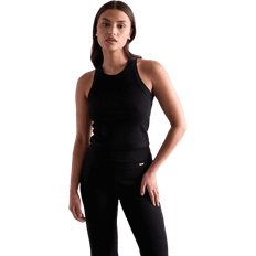 Aim'n Oberteile aim'n Crop Top Rundhalsausschnitt - Black