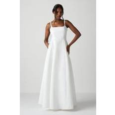 Coast Structured Satin Full Skirt Wedding Dress Ivory