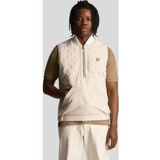 Lyle & Scott Veste Lyle & Scott And Quilted Gillet Khaki