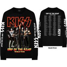 Kiss End Of The Road Tour Long Sleeve T Shirt - Black