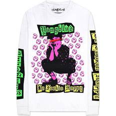 Yungblud Be Happy Face Longsleeve T Shirt - White