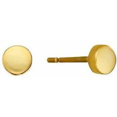 Gold Plated - Men Earrings Silverly Gold Plated Sterling Silver Stud Earrings -