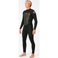 Wetsuits Rip Curl Rip Curl Omega 5/3mm Mens Back Zip Wetsuit 2024 Black-Medium
