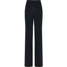 Ferragamo Women Pants & Shorts Ferragamo high-waist straight-leg trousers women Elastane/Polyamide/Viscose/Cotton Black