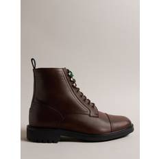 Ted Baker Vrouw Laarzen Ted Baker Joesif Brogue Detail Leather Lace-Up Boot