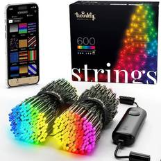 Twinkly Smooth LED Multi Color Christmas Tree Light 600 Lamps