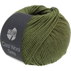 Lana Grossa Cool Wool Seta Garn 06 Mossgrön