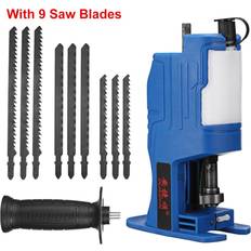 Greenzech With 9 Saw blades Reciprocating Saw Attachment for Electric Drill Wood Metal Cutting Tool