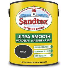 Sandtex 5L Smooth Masonry Paint Black