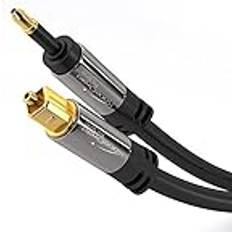 0,5m mini-TOSLINK ljudkabel
