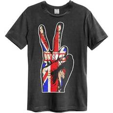 The Who Union Jack Hand T Shirt - Charcoal