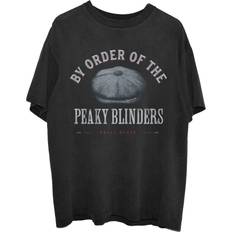 Peaky Blinders Peaky Blinders Flat Cap Logo T Shirt - Black