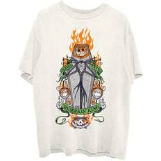 Men - Orange T-shirts Disney Pumpkin King T Shirt - Orange Flames