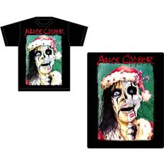 alice Xmas Card T Shirt - Black