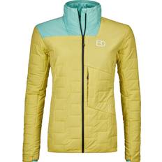 Damen - Gelb - Skifahren Bekleidung Ortovox Damen Swisswool Piz Segnas Jacke gruen