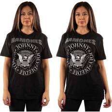 Ramones Diamante Presidential Seal T Shirt - Black