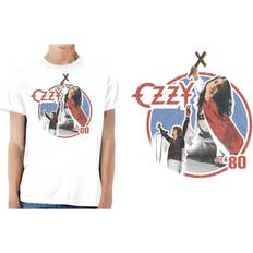 Ozzy Osbourne T Shirt Blizzard of Ozz 80s Logo new Official Mens White