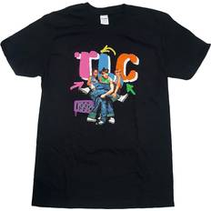 TLC T Shirt Kicking Group Band Logo new Official Mens Black