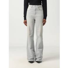 Ami Paris Women Jeans Ami Paris Flare Fit Jeans Grey for Women 25