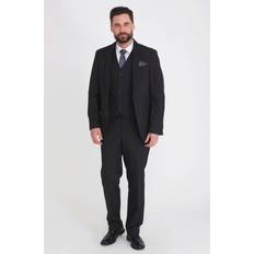Big & Tall Piece Tailored Fit Suit Black 60R
