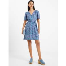 Mujer - Turquesa Vestidos French Connection Alezzia Floral Mini Dress, Jaded Teal