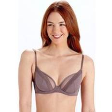 Natural - Women Underwear Pretty Polly Naturals Non Padded Plunge Bra Dusty Pink