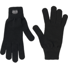 Superdry Dam Accessoarer Superdry Fingervantar Classic Knitted Gloves Svart