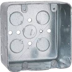 Raco 680 Electrical Box, 30.3 cu in, Handy Box Type, 2 Gang(s) Galvanized