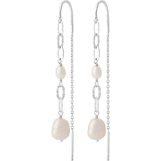 Pernille Corydon Seaside Earrings - Silver/Pearls