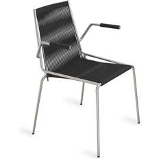 Thorup Copenhagen Noel Dining with Armrests Steel Black Kitchen Chair